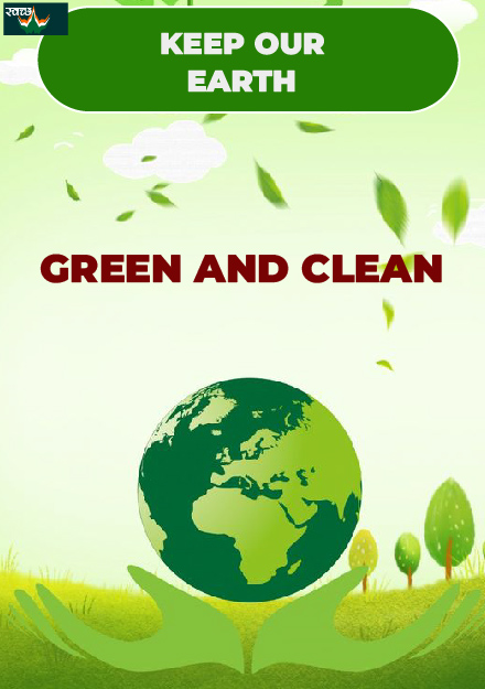 keep our earth green and clean